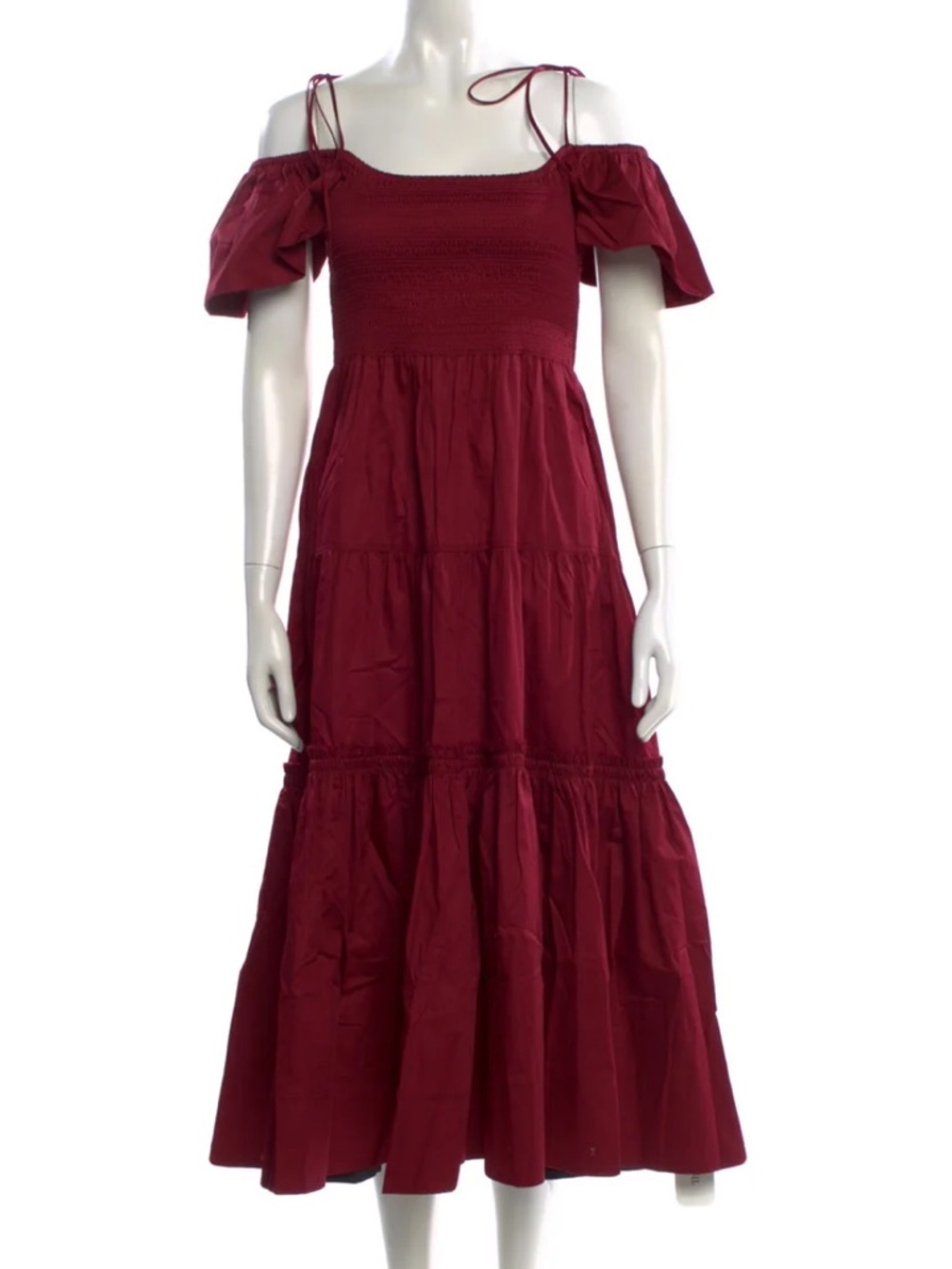 La Ligne Burgundy Dress